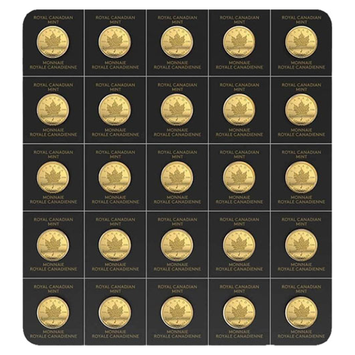 1x25 גרם מטבע זהב - עלה מייפל 2022